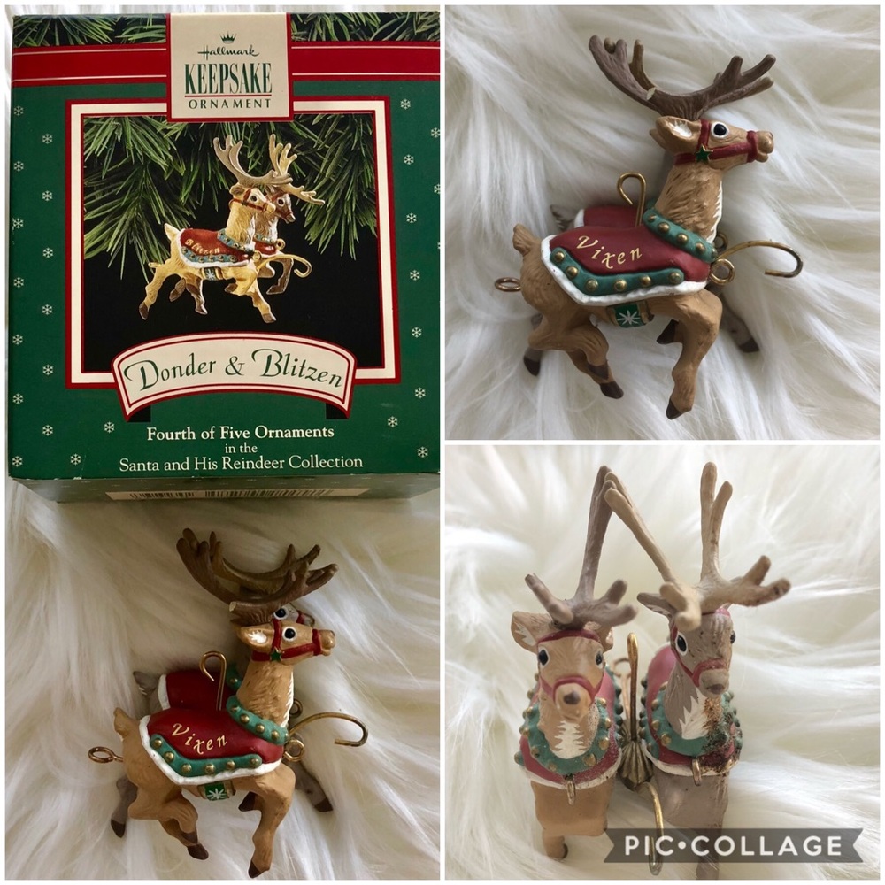 Hallmark Keepsake Ornaments Donder &Blitzen